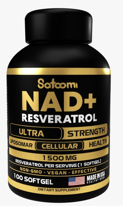 RESVERATROL NAD+ 100 CAPSULAS SATOOMI